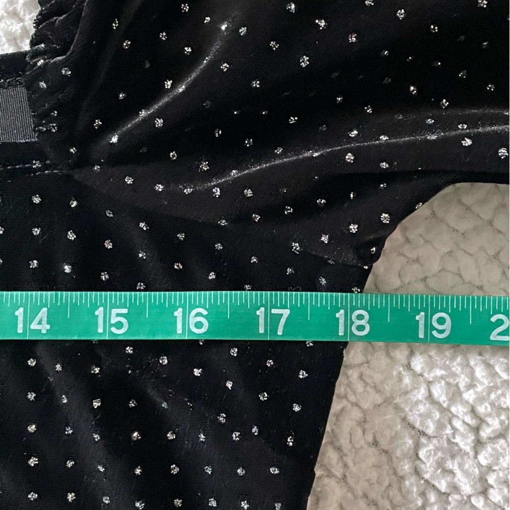 TOPSHOP black dress long sleeve rhinestone studded 10 NWT - Picture 8 of 10